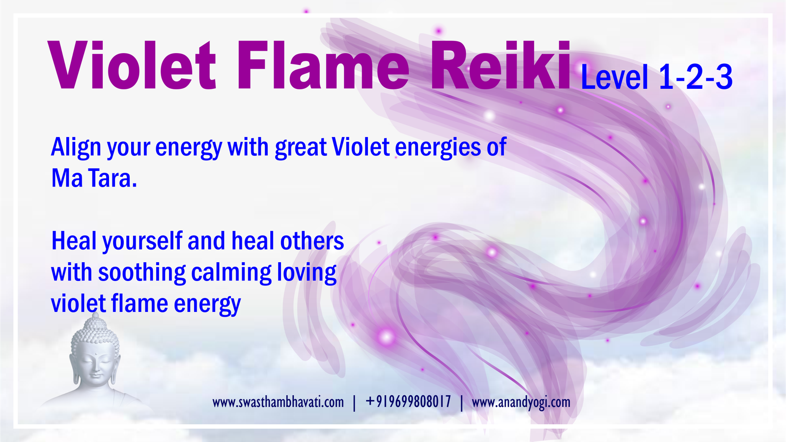 Violet Flame Reiki Level 1 2 3 Swasthambhavati 4439