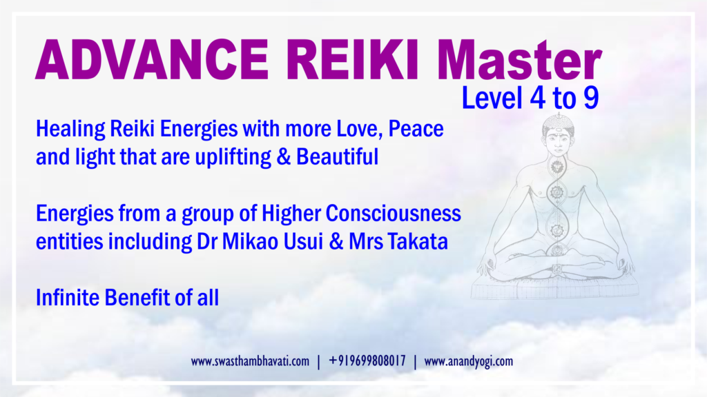 Advance Reiki 4 to 9 Course