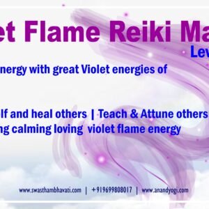 Violet Flame Reiki Level 1-2-3-4 Master Level